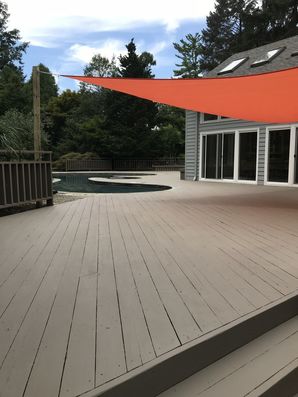 Before & After Deck Painting in Berwyn. PA (2)