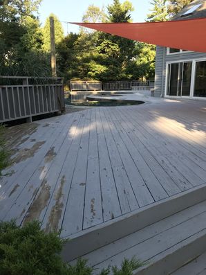 Before & After Deck Painting in Berwyn. PA (1)