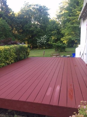 finished deck paint