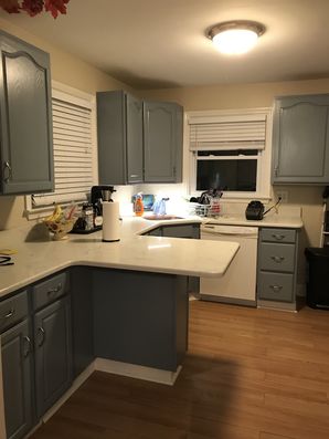 Before & After Kitchen Cabinet Painting in Brookhaven, PA (2)