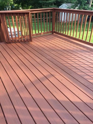 deck after painting