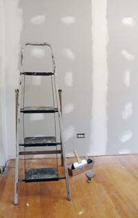 Drywall repair by Blue Frog Painting Co., LLC.
