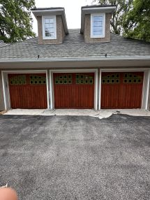 Before & After Garage Door Staining in Villanove, PA (3)