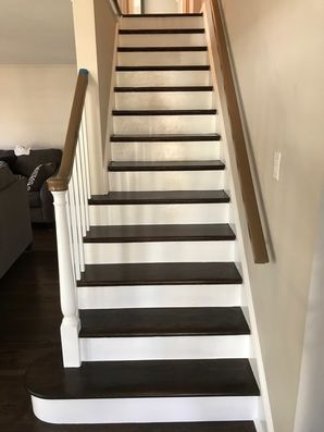 Before & After Stair Painting in Secane, PA (2)